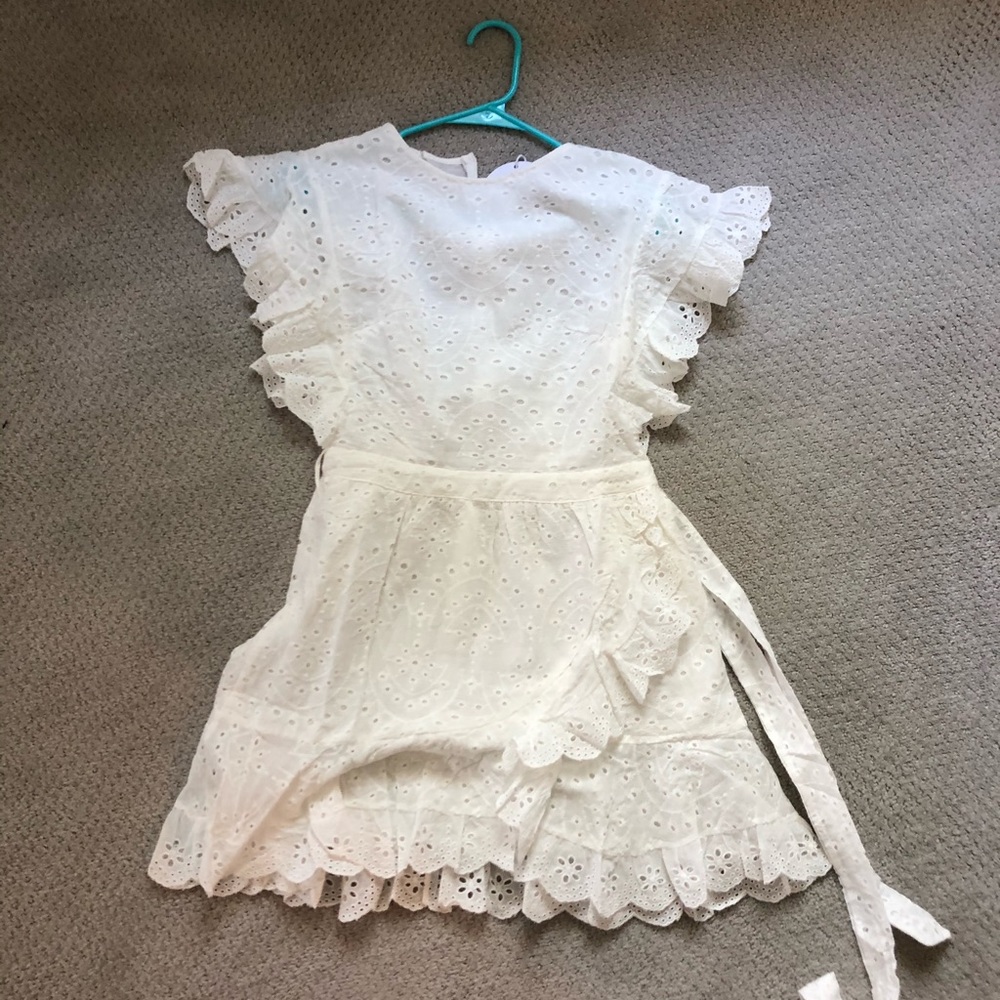 Princess Polly White Dandelion Dress